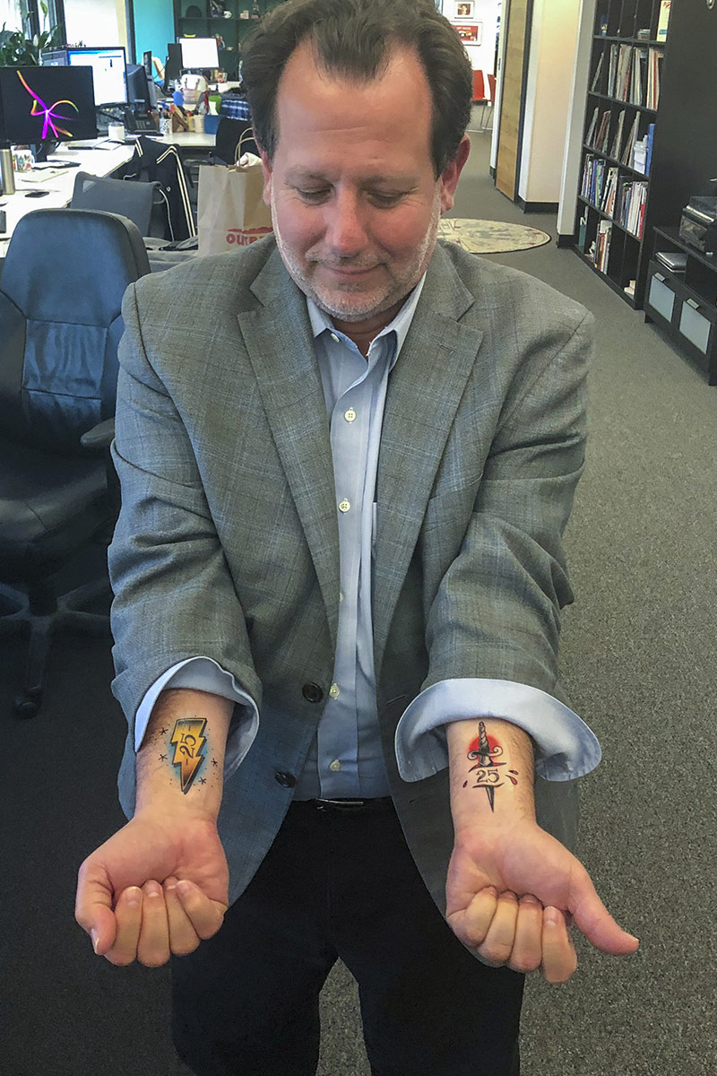 Tattoo regret at work Cincinnati surgeons laser zaps it away PHOTOS  Video  Cincinnati Business Courier