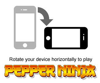 Rotate your device horizontally to play